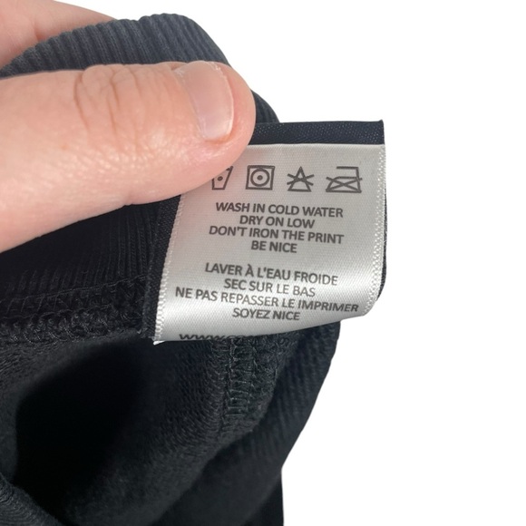 NWOT Coachella Fleece Rainbow Stripe Lounge Shorts in Black/Multi Size L - Picture 9 of 9